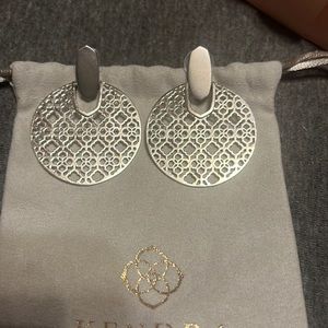 Kendra Scott Didi Statement Earrings in Silver